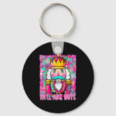 Y'all Are Nuts Nutcracker Merry Christmas Funny Xm Schlüsselanhänger (Vorderseite)