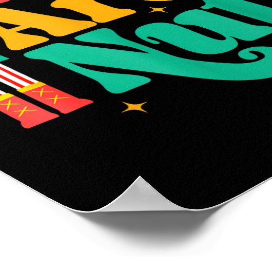 Y'all Are Nuts Xmas Funny Nutcracker Christmas Poster (Ecke)