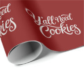 Y'all brauchen Cookies Funny Dealer Backbäcker Geschenkpapier (Rolleneckpunkt)