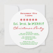 Ya'll Come Christmas Party Southern oder Y'all Hol Einladung (Rückseite)