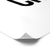 Yall Cray Cray Funny Crazy Crayon Pun Poster (Ecke)