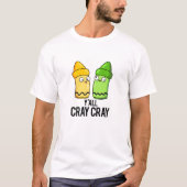 Yall Cray Cray Funny Crazy Crayon Pun T-Shirt (Vorderseite)