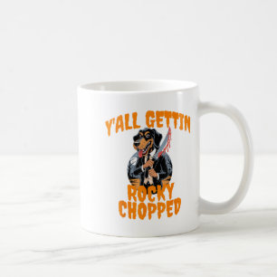 Y'all Gettin Rocky Chopped Tennessee Halloween Cos Kaffeetasse