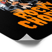 Y'all Gettin Rocky Chopped Tennessee Halloween Cos Poster (Ecke)