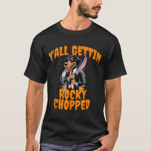 Y'all Gettin Rocky Chopped Tennessee Halloween Cos T-Shirt