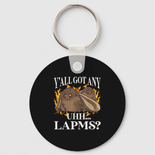 Yall Got alle Lampen_ Moth Meme Funny Weird Cursed Schlüsselanhänger