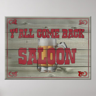 Y'all komm zurück poster
