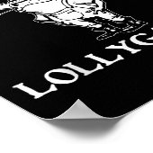 Y'all Mind If I Do Some Lollygaggin', Funny Frog  Poster (Ecke)