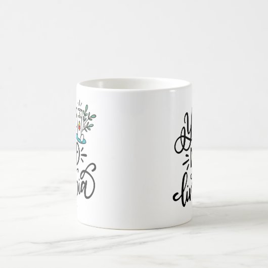 Y'all Need A Limpia, handschriftlich Kaffeetasse (Mittel)