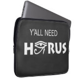 Y'All Need Horus Laptopschutzhülle (Vorne Rechts)