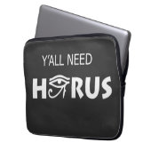 Y'All Need Horus Laptopschutzhülle (Vorderseite Links)