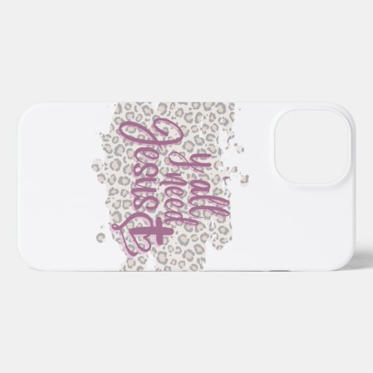 Y'all Need Jesus iPhone 13 Fall iPhone Hülle (Rückseite (Horizontal))