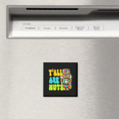 Y'all sind Nuts Nutcracker Funny Xmas Pajamas Merr Magnet (In Situ (Geschirrspüler))