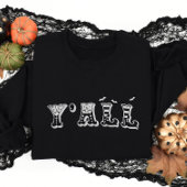 Y'all Western Halloween mit Elf oder Hexenschuhen Sweatshirt
