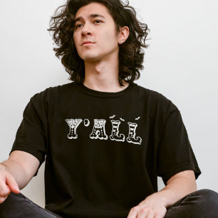 Y'all Western Halloween mit Elf oder Hexenschuhen T-Shirt