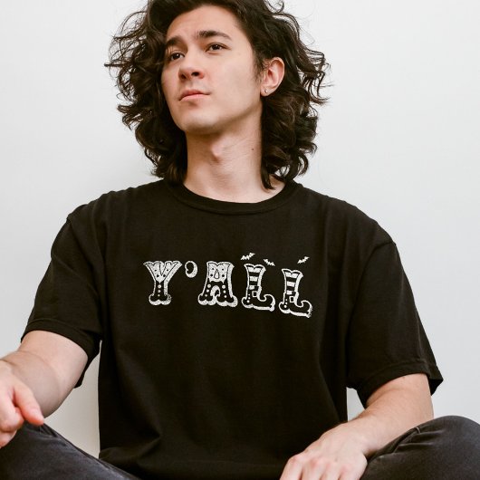 Y'all Western Halloween mit Elf oder Hexenschuhen T-Shirt