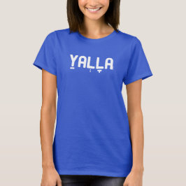 YALLA lustiger hebräischer Jargon cool T-Shirt