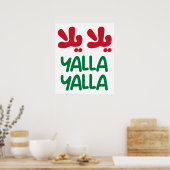 Yalla yalla poster (Küche)
