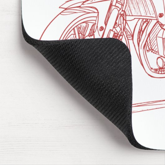 YAM FZ07 MT07 2015 MOUSEPAD (Ecke)