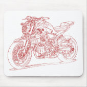 YAM FZ07 MT07 2015 MOUSEPAD (Vorne)
