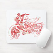 Yam FZ09 MT09 2017 Mousepad (Mit Mouse)