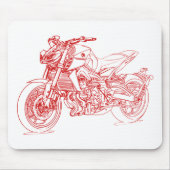 Yam FZ09 MT09 2017 Mousepad (Vorne)