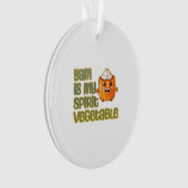 Yam ist mein Geist Gemüsepflanze klassisch Ornament (Vorderseite)