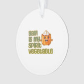 Yam ist mein Geist Gemüsepflanze klassisch Ornament (Vorderseite)