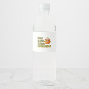 Yam ist mein Geist Gemüsepflanze klassisch Wasserflaschenetikett