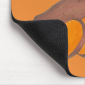 Yam It Up Funny Orange Sweet Potato Funny Feinschm Mousepad (Ecke)