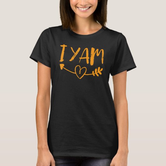 Yam She is my Sweet Potato Matching Couples T-Shirt (Vorderseite)