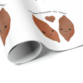 Yam Sweet on You Sweet Potato Geschenkpapier (Rolleneckpunkt)