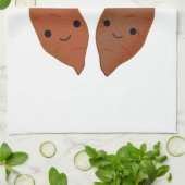 Yam Sweet on You Sweet Potato Geschirrtuch (Gefaltet)