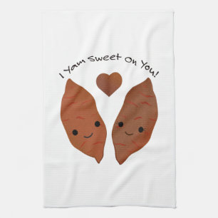 Yam Sweet on You Sweet Potato Geschirrtuch