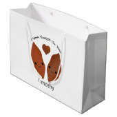 Yam Sweet on You Sweet Potato Große Geschenktüte (Rückseite Schrägansicht)