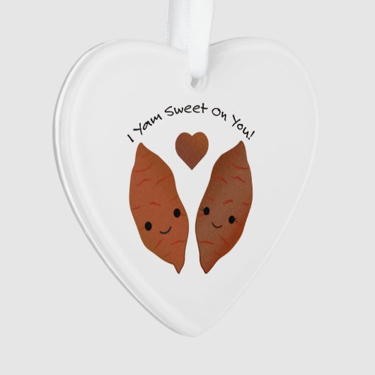 Yam Sweet on You Sweet Potato Ornament (Vorderseite)