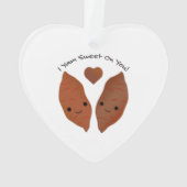 Yam Sweet on You Sweet Potato Ornament (Rückseite)