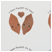 Yam Sweet on You Sweet Potato Stoff (Nahaufnahme)