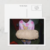Yam Tuber, Nigeria Postkarte (Vorne/Hinten)
