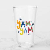 Yam Yam Black Country Glass Glas (Vorderseite)