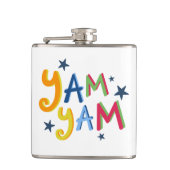 Yam Yam Black Country Hip Flask Flachmann (Vorderseite)