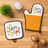 Yam Yam Black Country Schürze Ofenhandschuh & Topflappen-Set (Oben Unten)