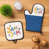 Yam Yam Black Country Schürze Ofenhandschuh & Topflappen-Set (Oben Unten)