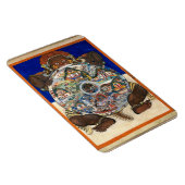 Yama, der Herr des Todes, der das Rad des Lebens h Magnet (Rechte Seite)