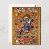Yama Tibetan Buddhist Deity Postkarte (Vorne/Hinten)