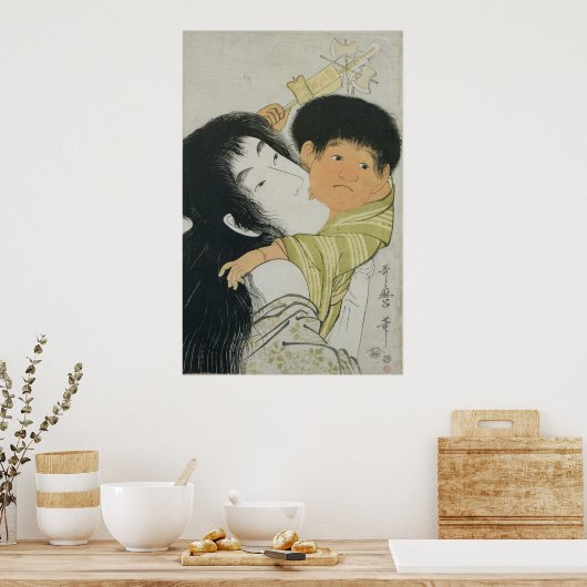 Yama-Uba und Kintoki Poster (Küche)