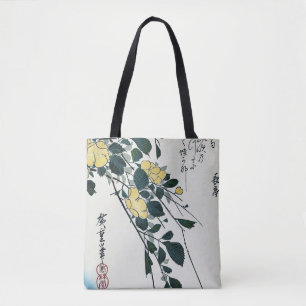 Yamabuki und Frosch, Hiroshige, Ukiyo-e Tasche