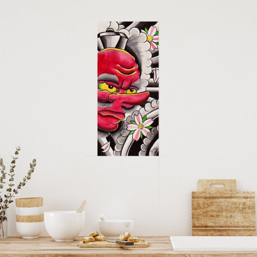 Yamabushi Tengu Poster (Küche)