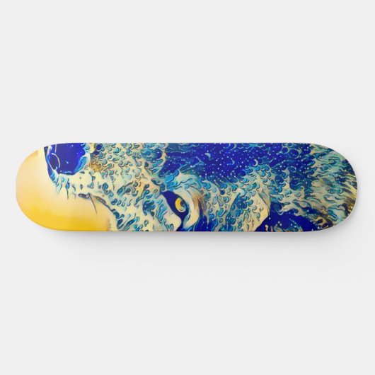 Yamaguchi Water Wolf Signature Pro Board Skateboard (Horizontal)