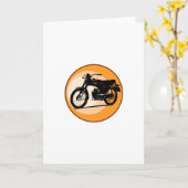 Yamaha FS1E 'FIZZY' Classic moped Karte (Gelbe Blume)